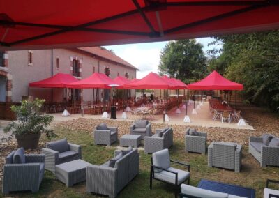 Photo nouvelle terasse Ferme Intention